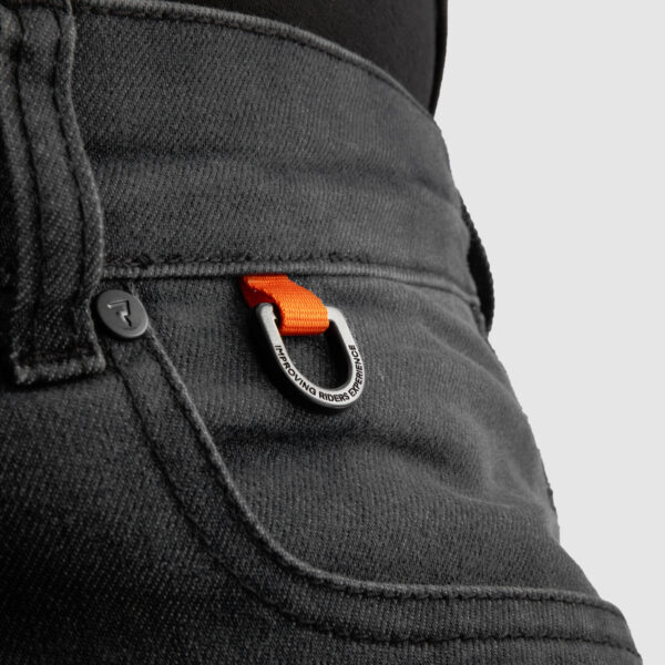 Spodnie jeans REBELHORN REVOLT MONOLAYER BLACK - obrazek 12