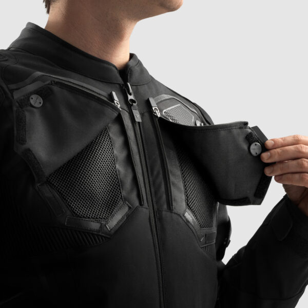 Kurtka tekstylna REBELHORN BORG II BLACK - obrazek 5