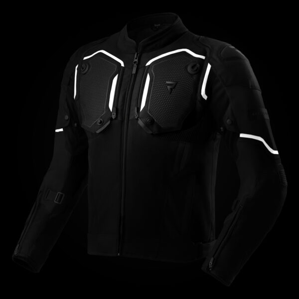 Kurtka tekstylna REBELHORN BORG II BLACK - obrazek 19