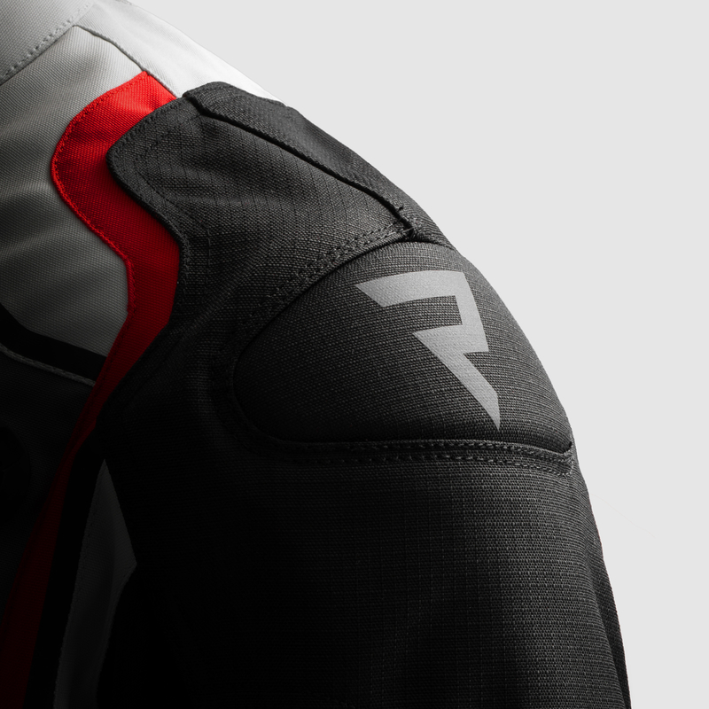 Kurtka tekstylna REBELHORN BORG II BLACK/GREY/RED - obrazek 13