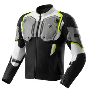 Kurtka tekstylna REBELHORN BORG II BLACK/GREY/FLUO YELLOW