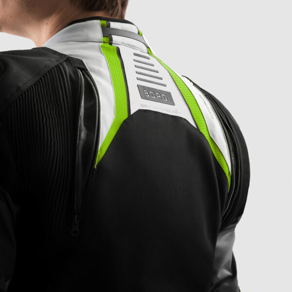Kurtka tekstylna REBELHORN BORG II BLACK/GREY/FLUO YELLOW - obrazek 14