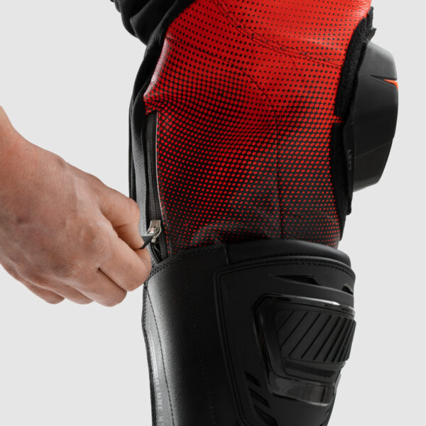 Spodnie skórzane REBELHORN INFERNO BLACK/BLUE/WHITE/RED - obrazek 9