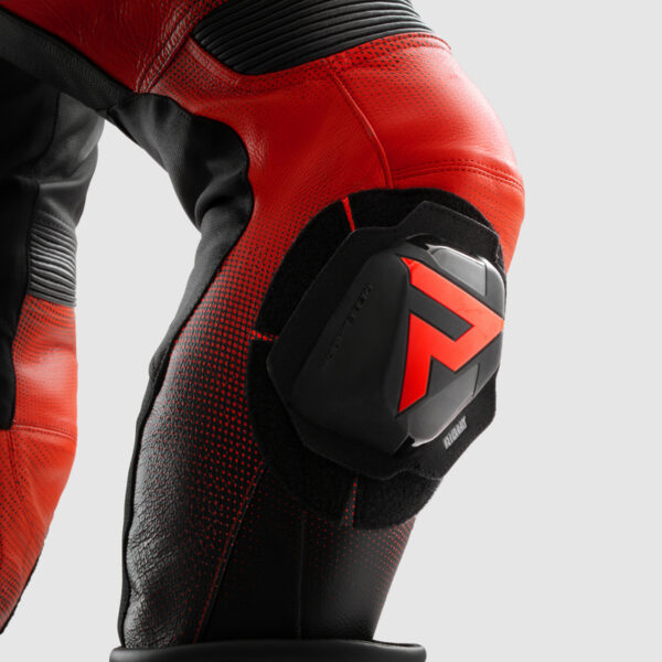 Spodnie skórzane REBELHORN INFERNO BLACK/BLUE/WHITE/RED - obrazek 11