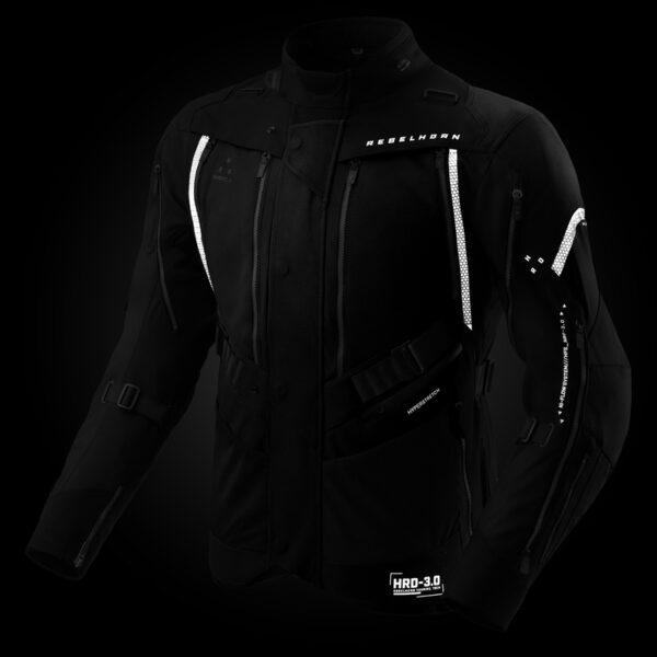 Kurtka tekstylna REBELHORN HARDY 3.0 BLACK - obrazek 18