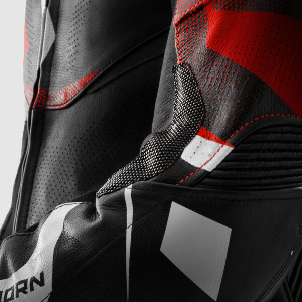 Kurtka skórzana REBELHORN INFERNO BLACK/BLUE/WHITE/RED - obrazek 14