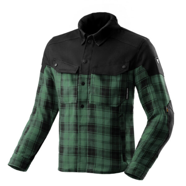Koszula REBELHORN SHIFTER BLACK/GREEN - obrazek 2