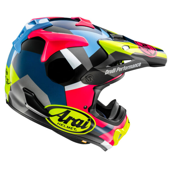Kask ARAI MX-V EVO BLOCK PINK - obrazek 2