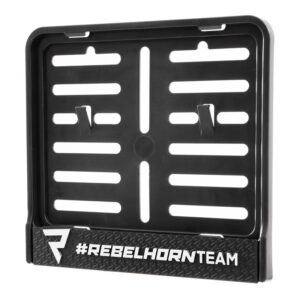 Ramka na rejestrację motocykla REBELHORN TEAM 
BLACK