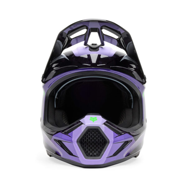Kask FOX V3 RS GRID BLACK/PURPLE - obrazek 3