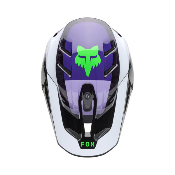 Kask FOX V3 RS GRID BLACK/PURPLE - obrazek 4