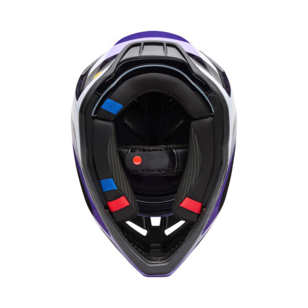 Kask FOX V3 RS GRID BLACK/PURPLE - obrazek 6
