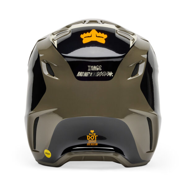 Kask FOX V3 FADE BROWN/BLACK - obrazek 3