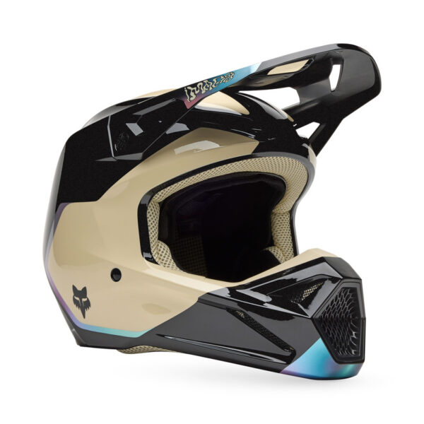 Kask FOX V1 HELLO FUTURE BLACK - obrazek 2