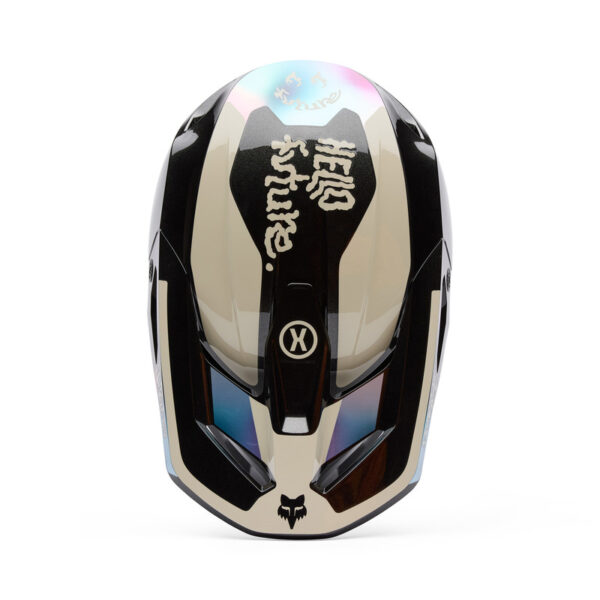 Kask FOX V1 HELLO FUTURE BLACK - obrazek 14
