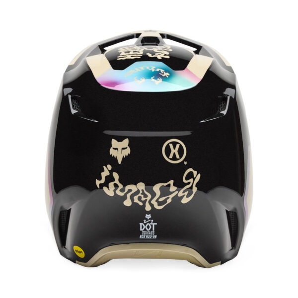 Kask FOX V1 HELLO FUTURE BLACK - obrazek 6