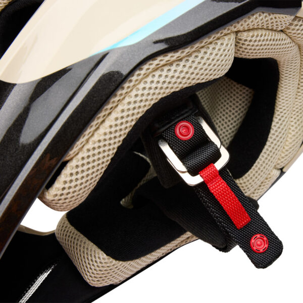 Kask FOX V1 HELLO FUTURE BLACK - obrazek 8