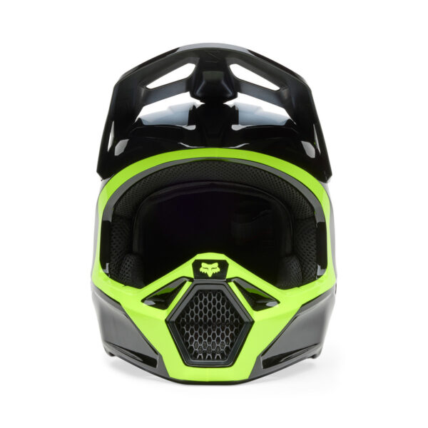 Kask FOX V1 FLOW BLACK/YELLOW - obrazek 3