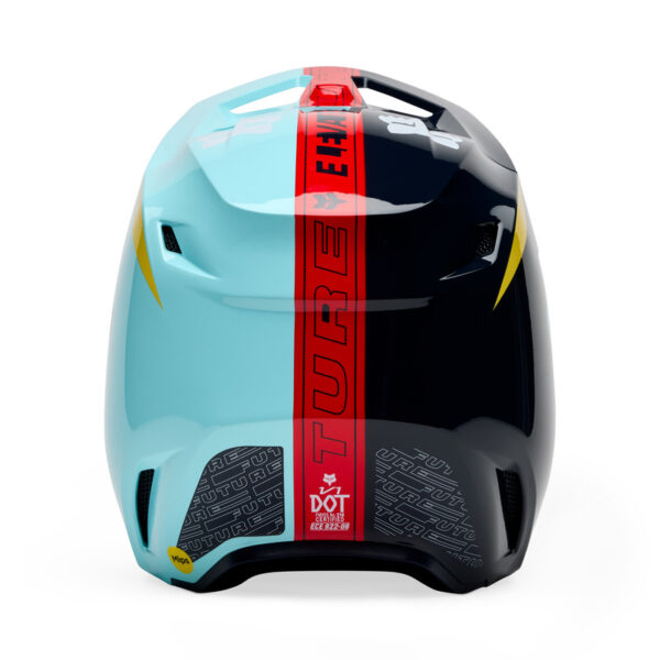 Kask FOX JUNIOR V1 ELEVATED LIGHT BLUE - obrazek 3