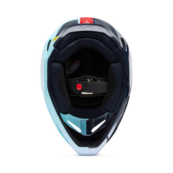 Kask FOX JUNIOR V1 ELEVATED LIGHT BLUE - obrazek 5