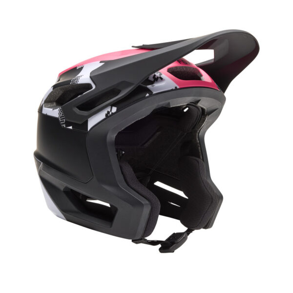 Kask rowerowy FOX DROPFRAME PRO DIGI IMAGE BLACK/WHITE - obrazek 2