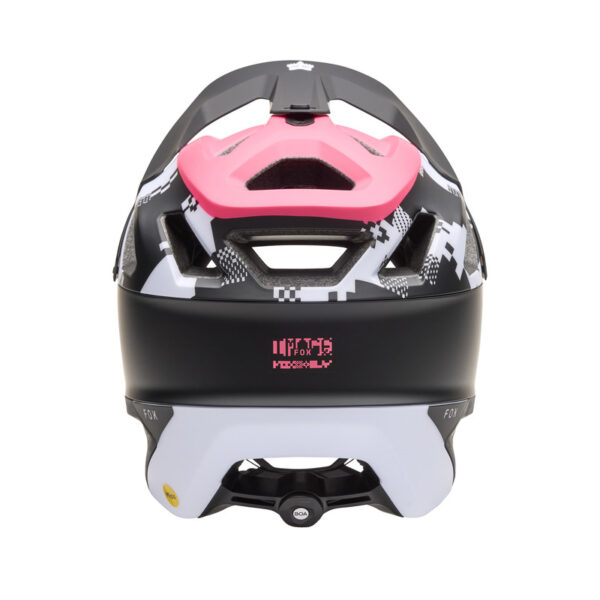 Kask rowerowy FOX DROPFRAME PRO DIGI IMAGE BLACK/WHITE - obrazek 4