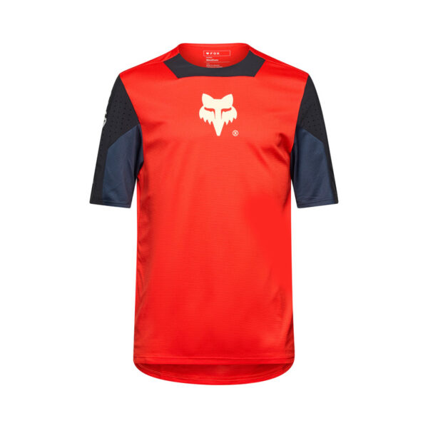 Koszulka rowerowa FOX DEFEND FLUO RED