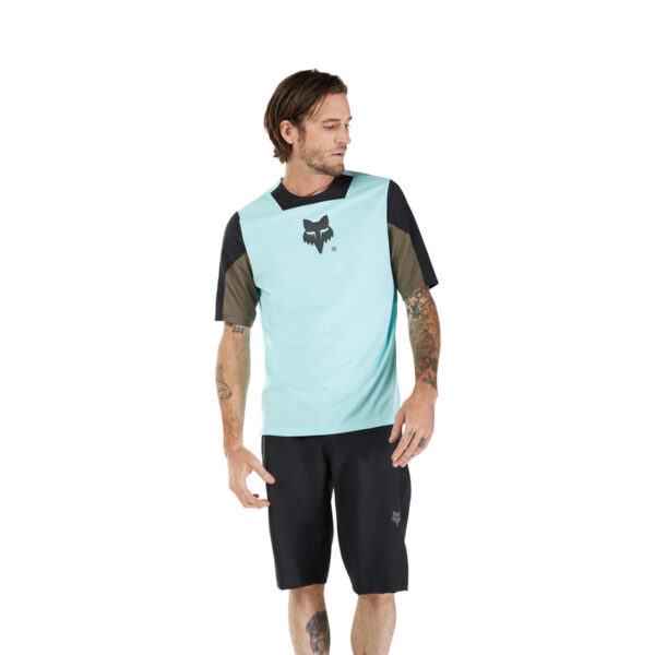 Koszulka rowerowa FOX DEFEND LIGHT BLUE - obrazek 3