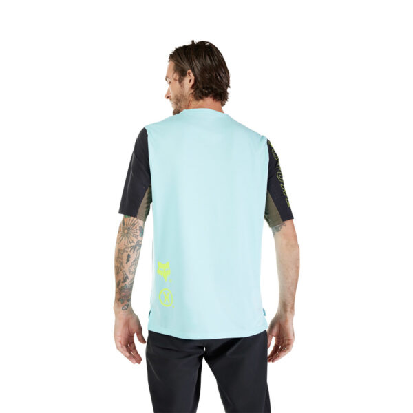 Koszulka rowerowa FOX DEFEND LIGHT BLUE - obrazek 4
