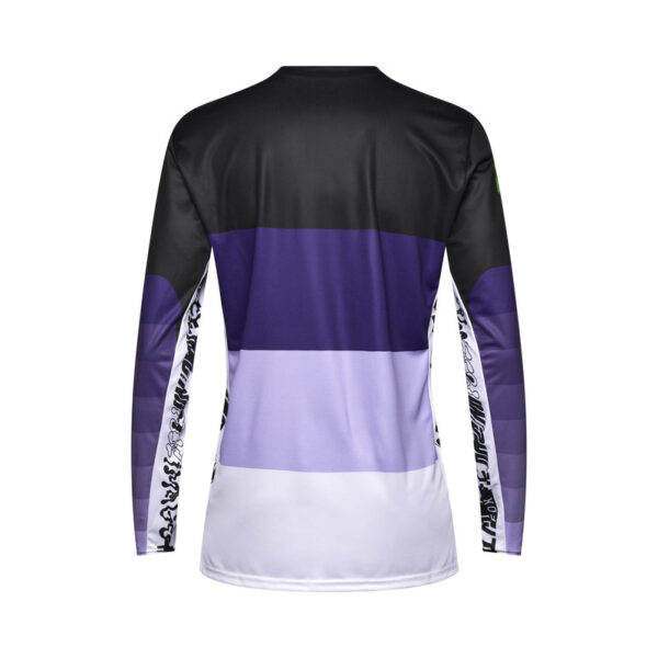 Koszulka rowerowa z długim rękawem FOX RANGER GRID BLACK - obrazek 2