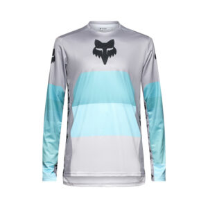 Koszulka rowerowa z długim rękawem FOX RANGER GRID STEEL GREY