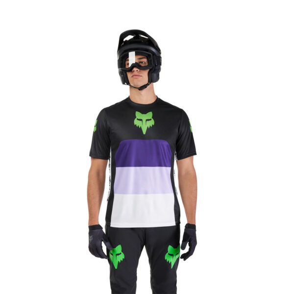 Koszulka rowerowa FOX RANGER GRID BLACK - obrazek 3
