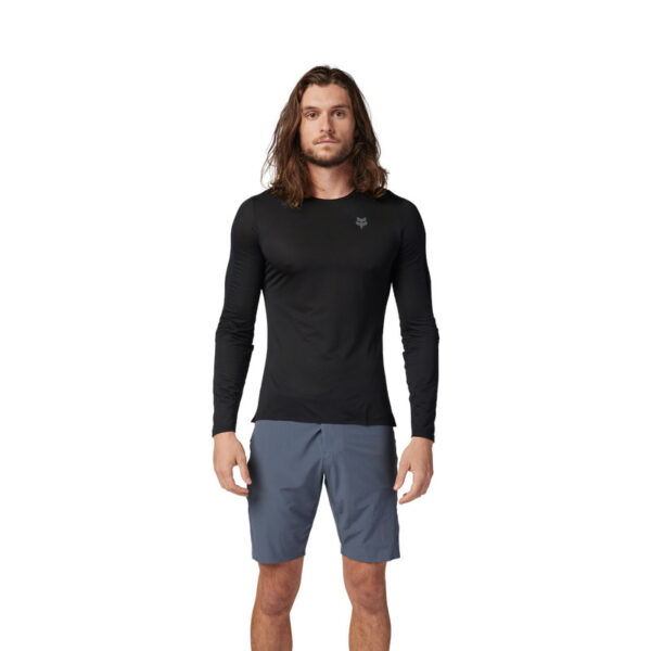 Koszulka rowerowa z długim rękawem FOX ASCENT BLACK - obrazek 4