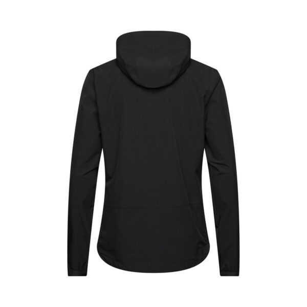 Bluza rowerowa z kapturem FOX RANGER WIND PULLOVER BLACK - obrazek 2