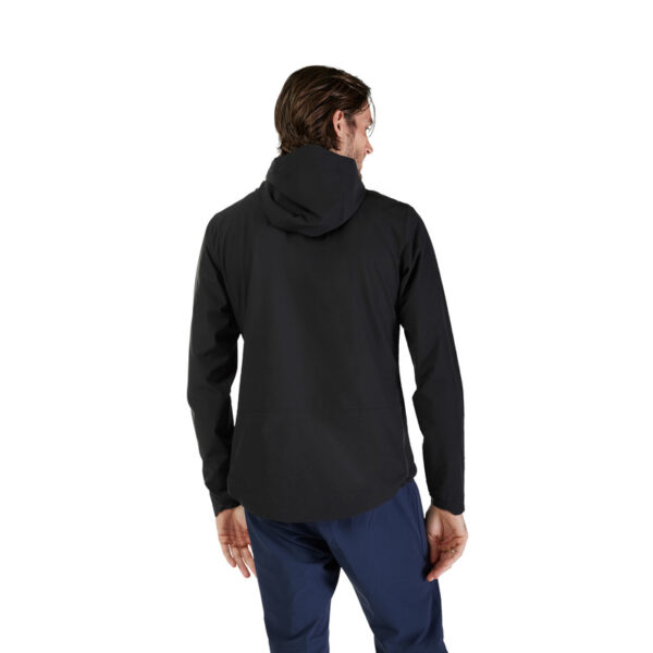 Bluza rowerowa z kapturem FOX RANGER WIND PULLOVER BLACK - obrazek 4