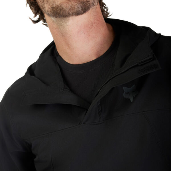 Bluza rowerowa z kapturem FOX RANGER WIND PULLOVER BLACK - obrazek 9