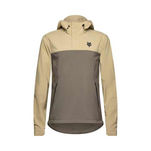 Bluza rowerowa z kapturem FOX RANGER WIND PULLOVER SAND