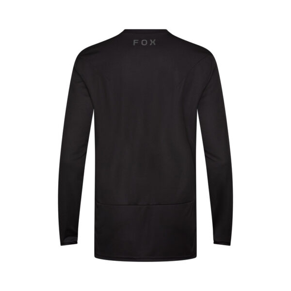 Koszulka rowerowa z długim rękawem FOX RANGER HEAD BLACK - obrazek 2