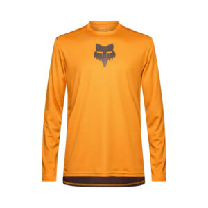 Koszulka rowerowa z długim rękawem FOX RANGER HEAD CARAMEL