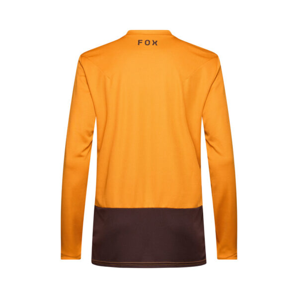 Koszulka rowerowa z długim rękawem FOX RANGER HEAD CARAMEL - obrazek 2