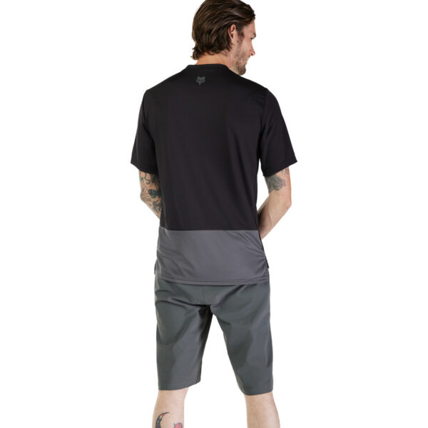 Koszulka rowerowa FOX RANGER WORDMARK BLACK - obrazek 4