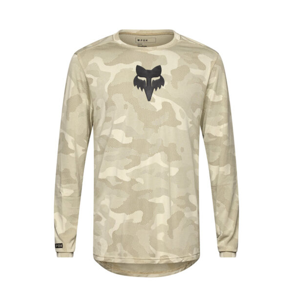 Koszulka rowerowa z długim rękawem FOX RANGER TRU DRI CREAM