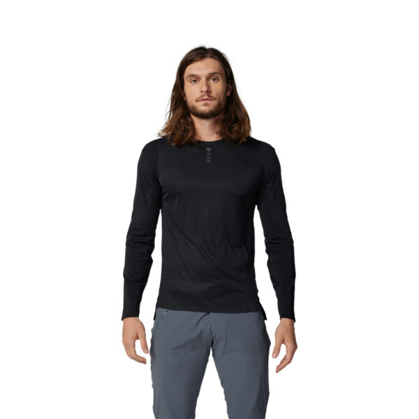Koszulka rowerowa z długim rękawem FOX FLEXAIR PRO BLACK - obrazek 4
