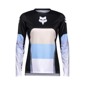 Koszulka rowerowa z długim rękawem FOX LADY RANGER GRID BLACK