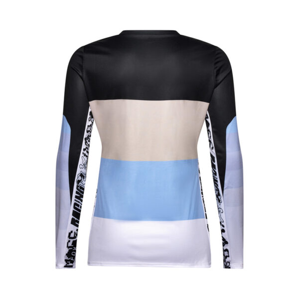 Koszulka rowerowa z długim rękawem FOX LADY RANGER GRID BLACK - obrazek 2