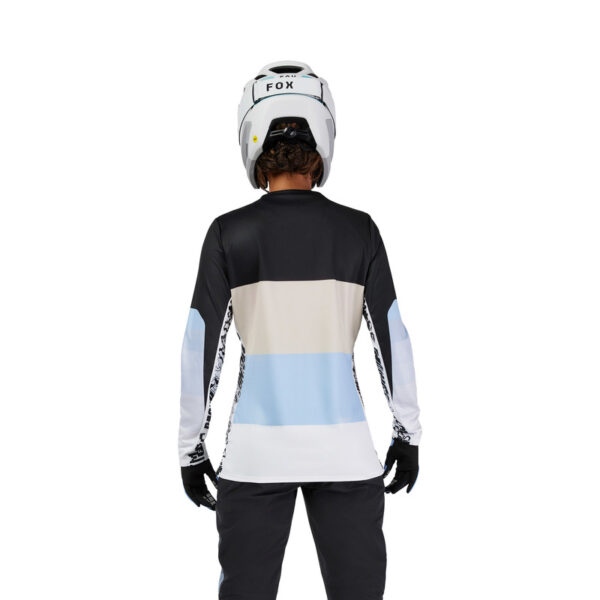 Koszulka rowerowa z długim rękawem FOX LADY RANGER GRID BLACK - obrazek 4