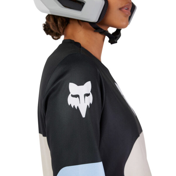 Koszulka rowerowa z długim rękawem FOX LADY RANGER GRID BLACK - obrazek 6
