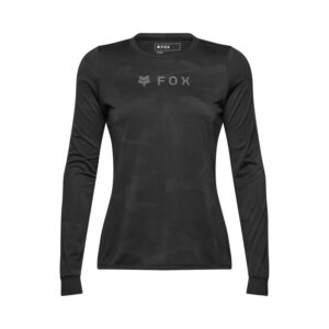 Koszulka rowerowa z długim rękawem FOX LADY RANGER TRU DRI BLACK