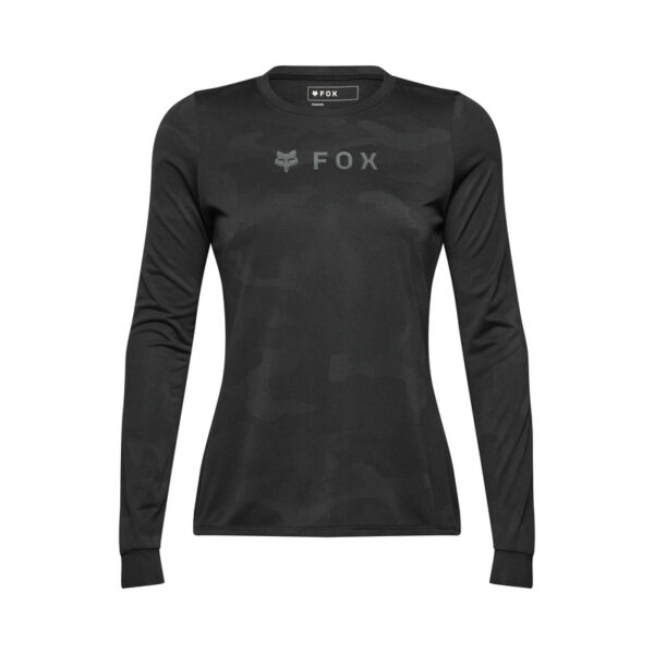 Koszulka rowerowa z długim rękawem FOX LADY RANGER TRU DRI BLACK