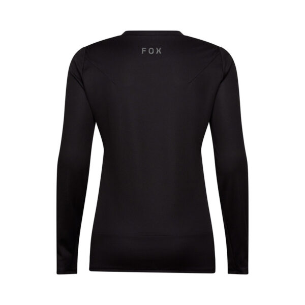 Koszulka rowerowa z długim rękawem FOX LADY RANGER HEAD BLACK - obrazek 2